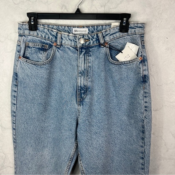 [Zara] Classic High Waist Ankle Length Mom fit Jeans - Picture 3 of 3